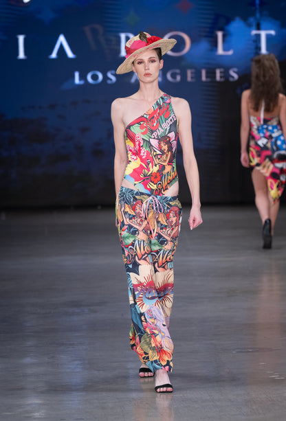 PIA BOLTE® One-Shoulder Bodysuit or Swimsuit - Peace and Love in Hawaii