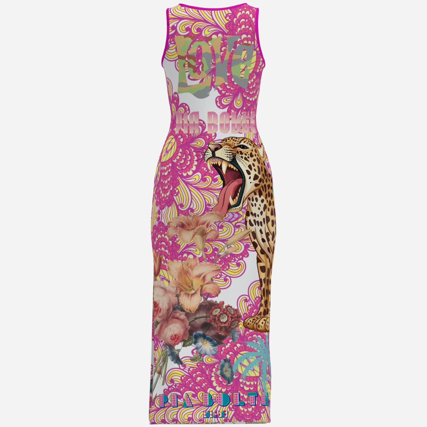 Dress Miami flower power ᴸᴵᴹᴵᵀᴱᴰ