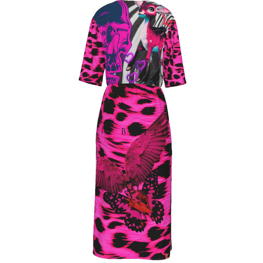PIA BOLTE® Kleid - Pink Leo Dream ᴸᴵᴹᴵᵀᴱᴰ