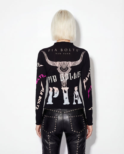 Rockstar Style Punk Mesh Shirt