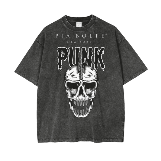 Men T-Shirt SKULL PUNK vintage look