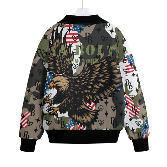 PIA BOLTE® College Jacket – Eagle Camo Stars Unisex - PIA BOLTE® COUTURE