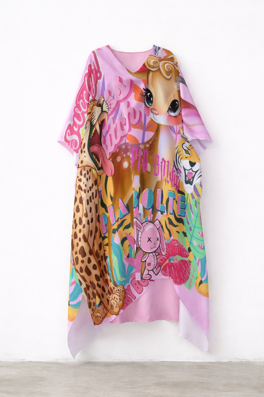 PIA BOLTE® Kaftan Robe Miami Kiss