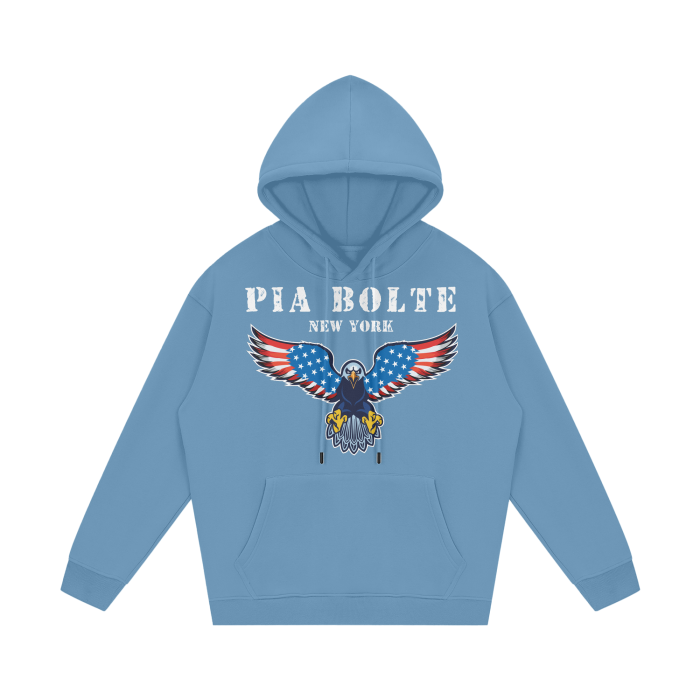 FLEECE Hoodie blue eagle chief indiana skull (unisex) ᴸᴵᴹᴵᵀᴱᴰ