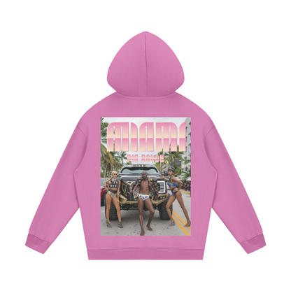 Fleece Hoodie Miami surfer ᴸᴵᴹᴵᵀᴱᴰ