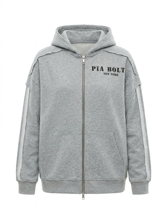 PIA BOLTE® Hoodie - Grey Retro Label