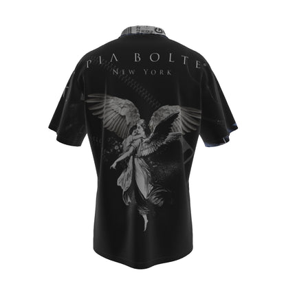 Hawaiian Shirt  Men skullbunny angels black ᴸᴵᴹᴵᵀᴱᴰ