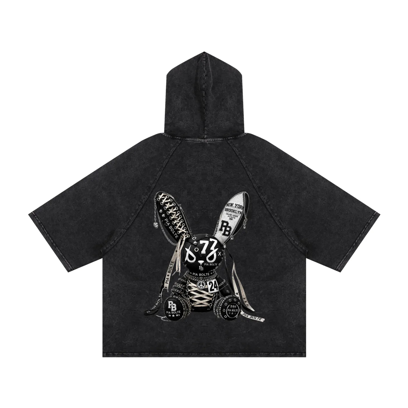 PIA BOLTE® Hoodie Shirt SCORPION 77 NEW YORK - PIA BOLTE® COUTURE