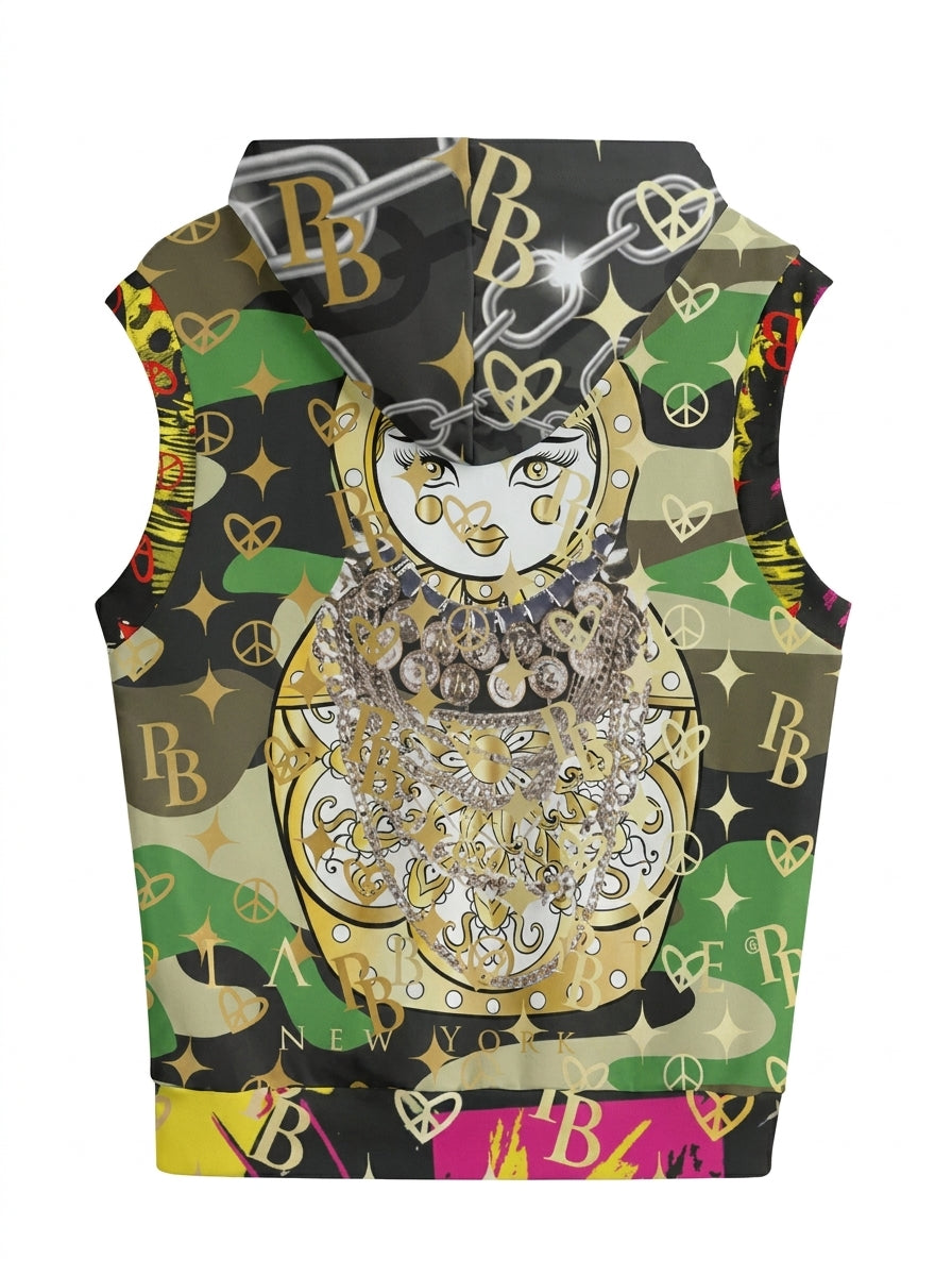 PIA BOLTE® hoodie CamouflageMatroschka