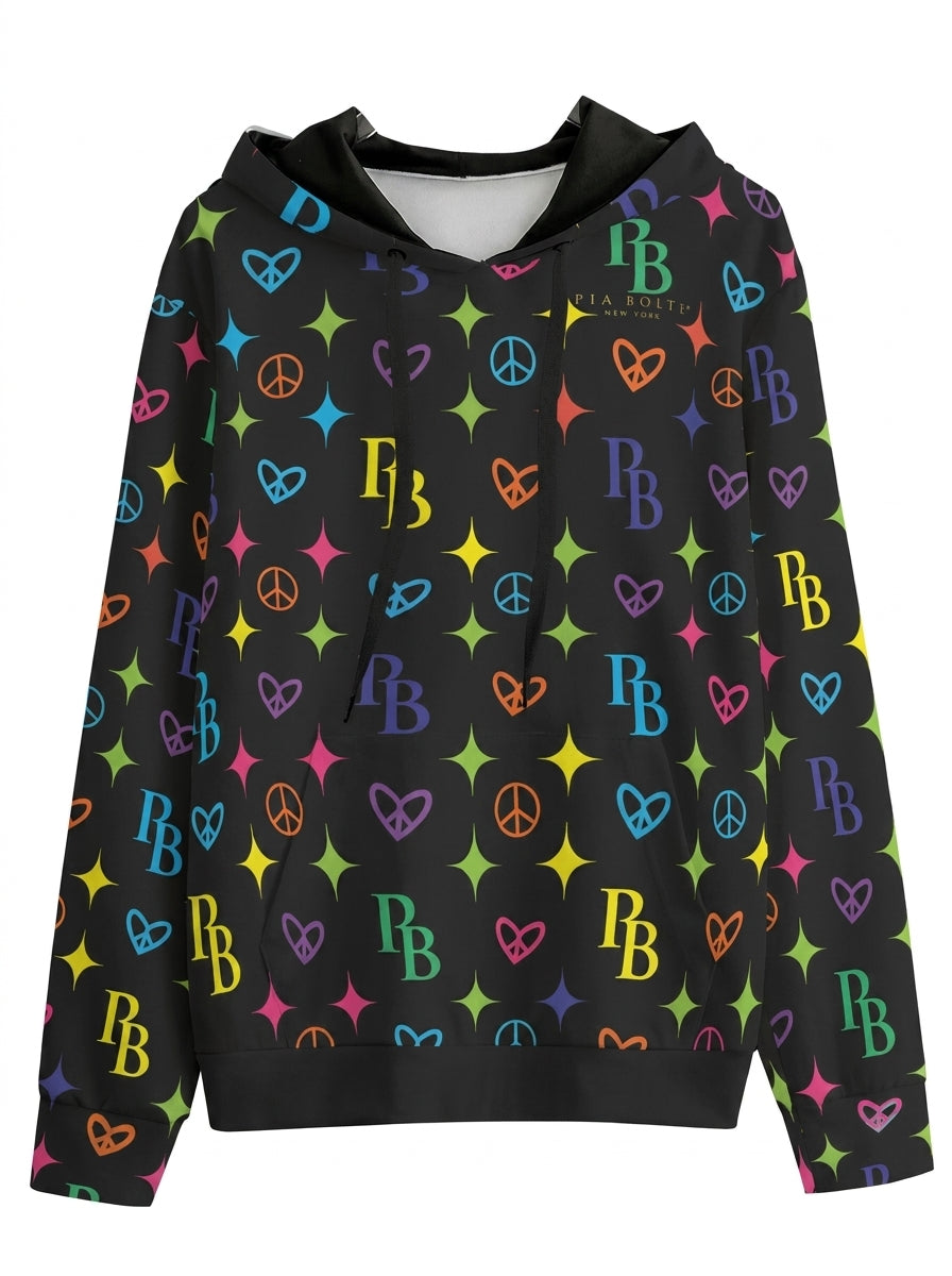 PIA BOLTE® Hoodie - Colourful Hologram - PIA BOLTE® COUTURE