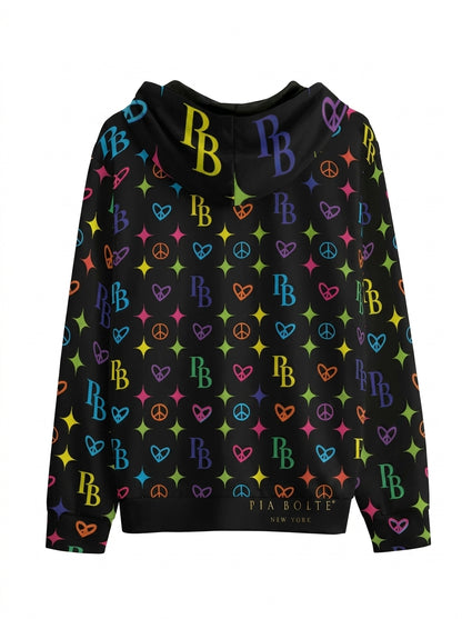 PIA BOLTE® Hoodie - Colourful Hologram - PIA BOLTE® COUTURE