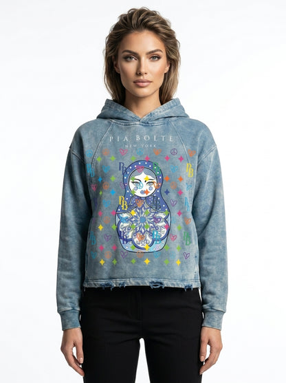 PIA BOLTE® Hoodie - Hologram Matroschka