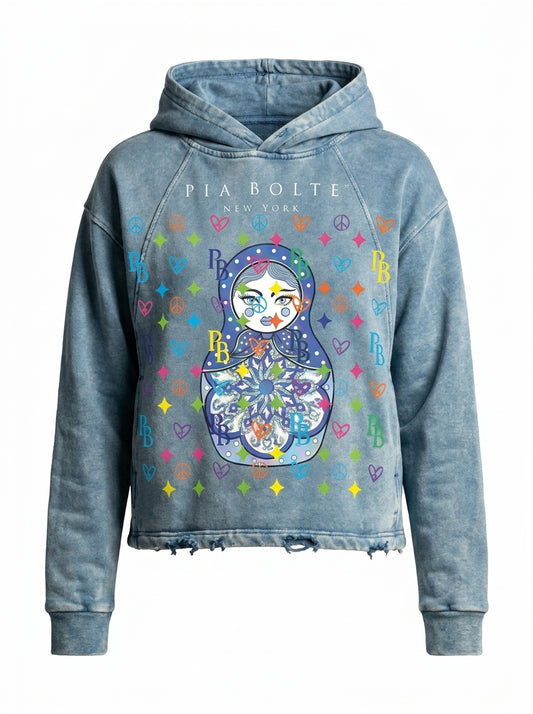 PIA BOLTE® Hoodie - Hologram Matroschka
