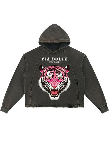 PIA BOLTE® Hoodie - Pink Tiger