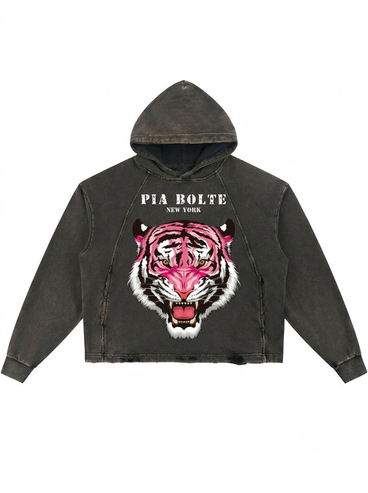 PIA BOLTE® Hoodie - Pink Tiger