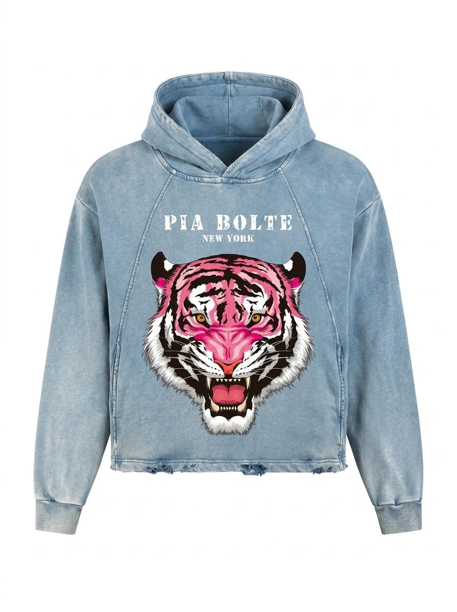 PIA BOLTE® Hoodie - Rosy Tiger - PIA BOLTE® COUTURE
