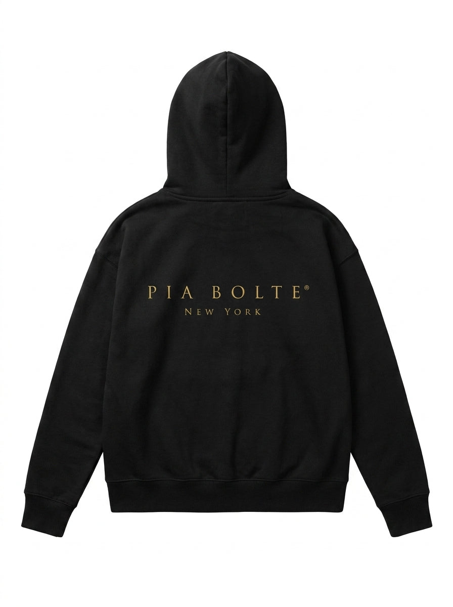 PIA BOLTE® Hoodie - Golden Retro Label - PIA BOLTE® COUTURE