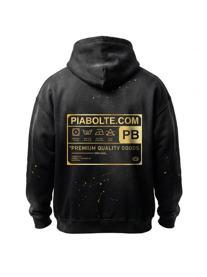 PIA BOLTE® HOODIE – Gold Noir Cowgirl