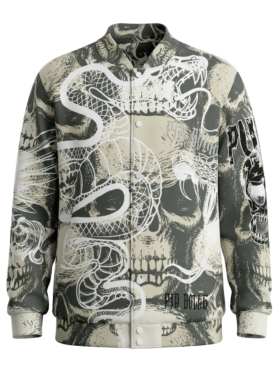 PIA BOLTE® Hoodie - Skull black/white - PIA BOLTE® COUTURE