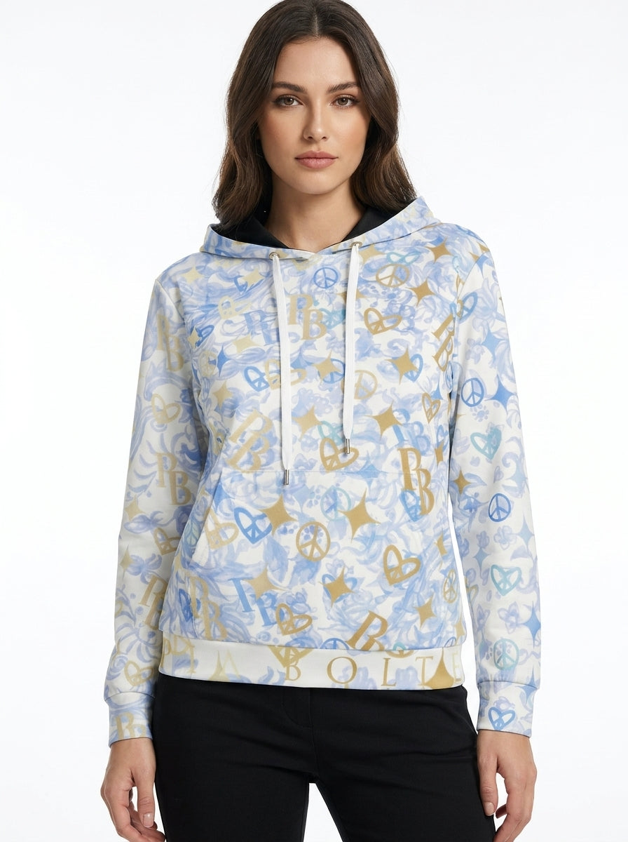 PIA BOLTE® Hoodie - Delft Ornaments PB