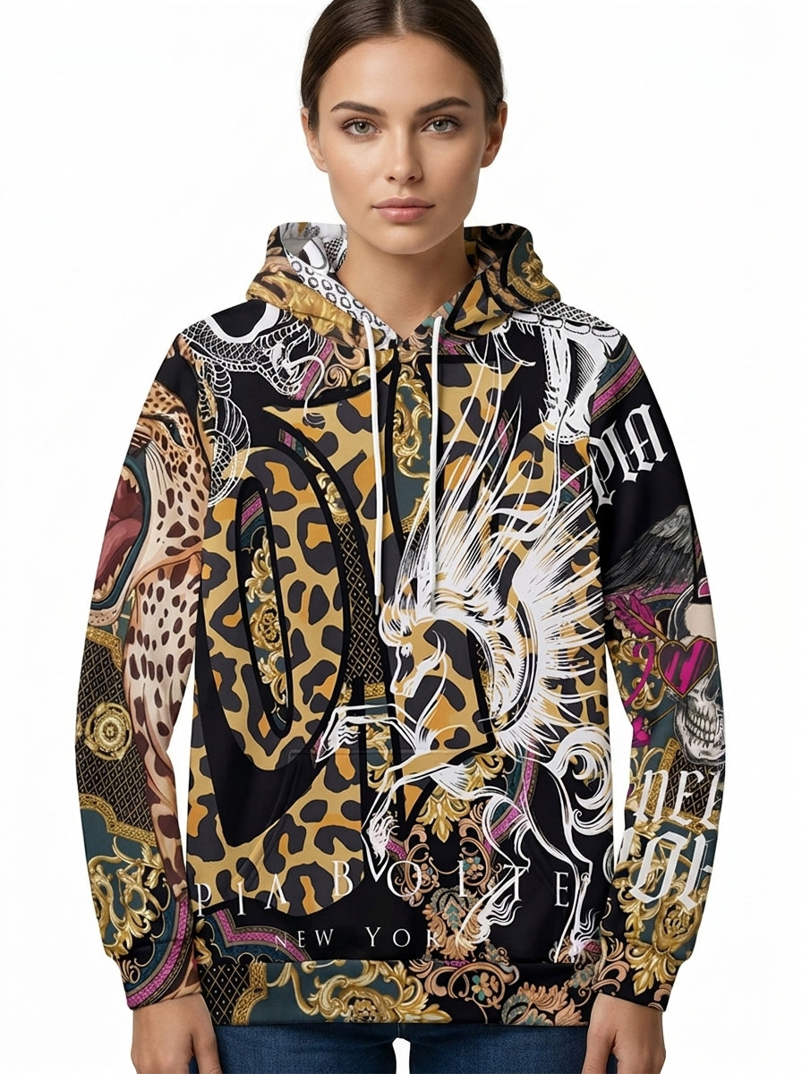 PIA BOLTE® Hoodie - pegasus leosyle unisex - PIA BOLTE® COUTURE
