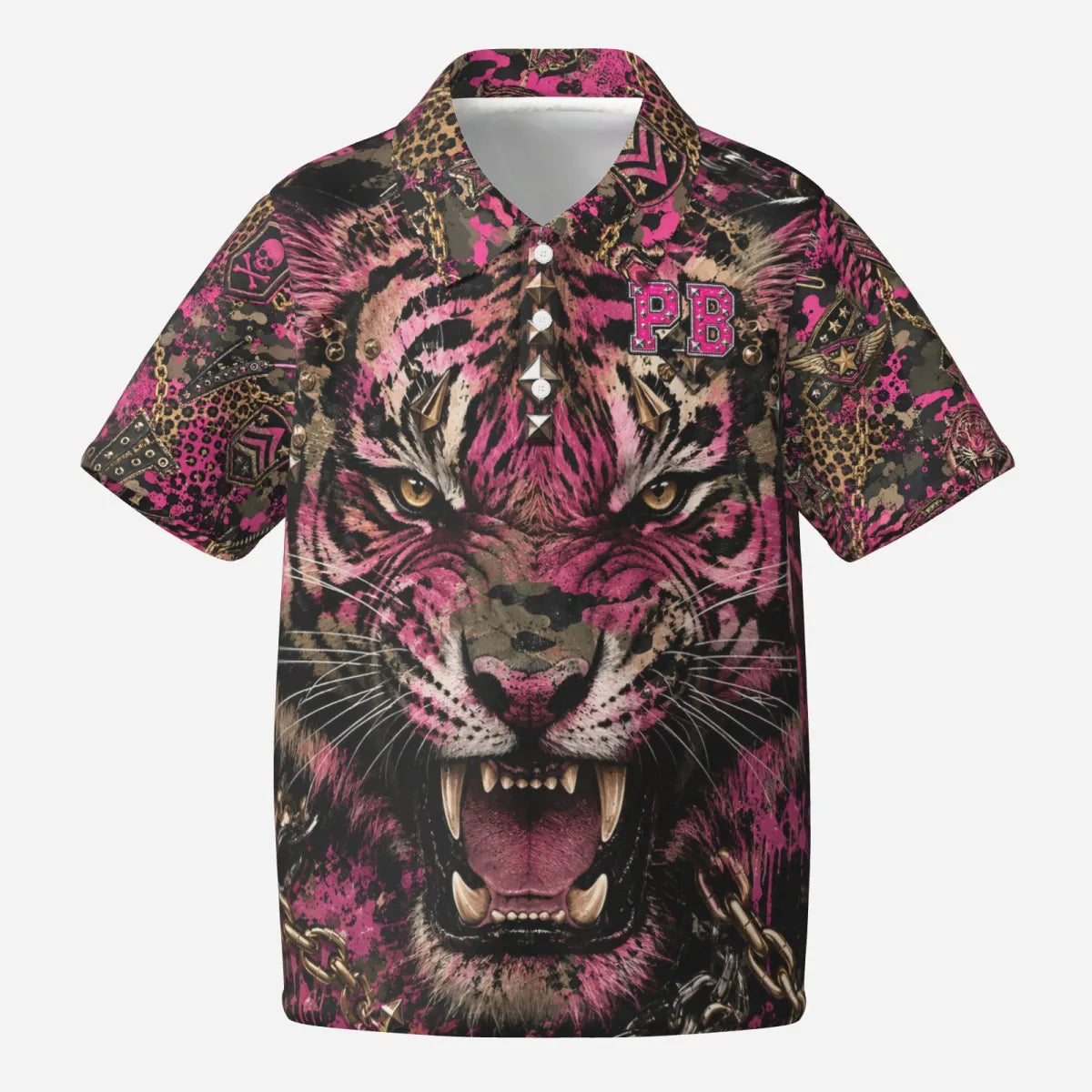 PIA BOLTE® KIDS TIGER PINK WILD SHIRT - PIA BOLTE® COUTURE