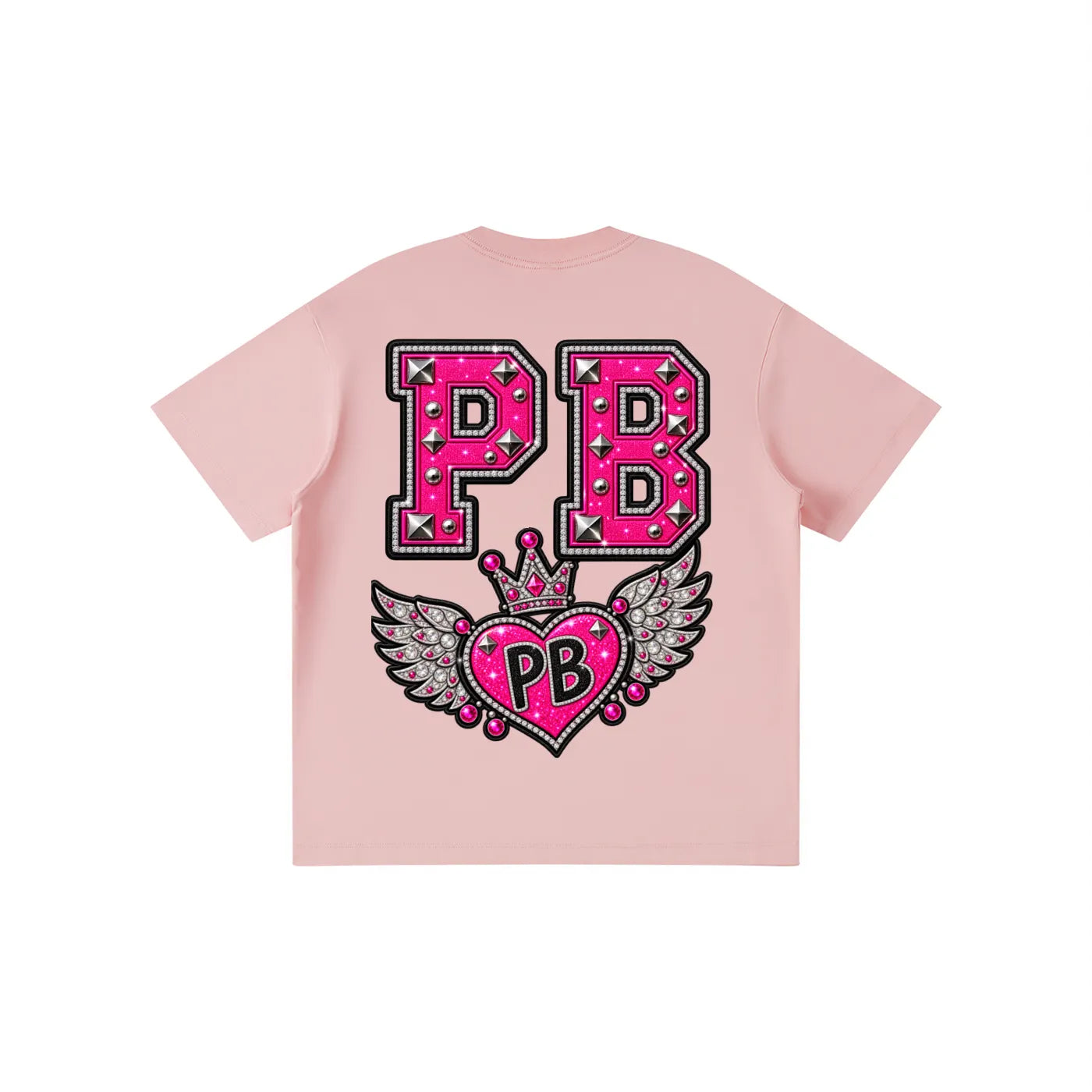 PIA BOLTE® Kids Shirt PINK SKULL GLAM - PIA BOLTE® COUTURE