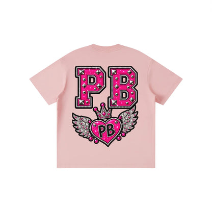PIA BOLTE® Kids Shirt PINK SKULL GLAM - PIA BOLTE® COUTURE