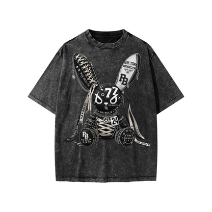PIA BOLTE® Kids Shirt REBEL BUNNY 77 - PIA BOLTE® COUTURE