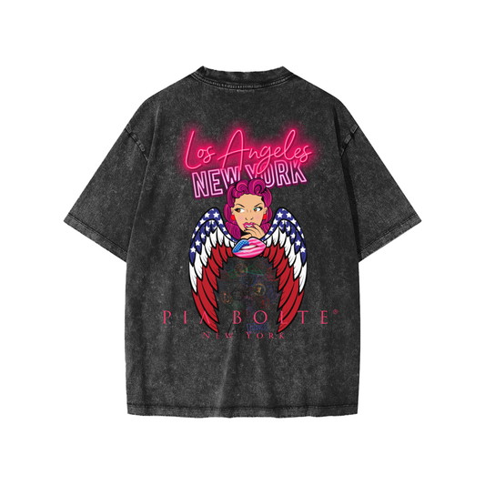 Kids T-Shirt LOVE amercian bunnyᴸᴵᴹᴵᵀᴱᴰ