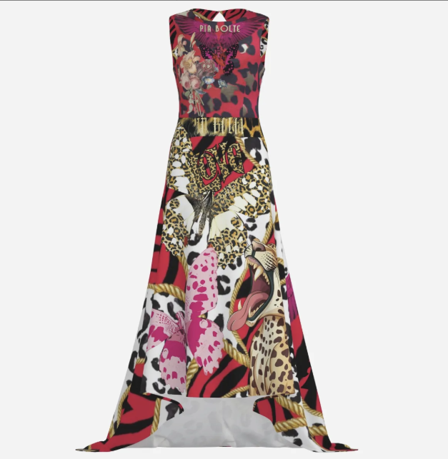 PIA BOLTE®  „WILD ROYAL“ Couture Maxi Dress - PIA BOLTE® COUTURE