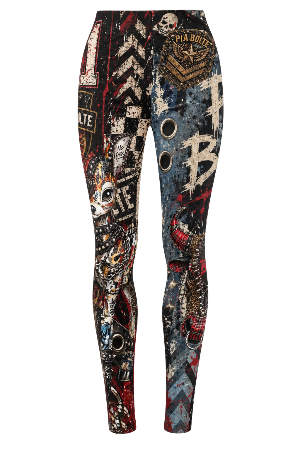 PIA BOLTE Leggings REBEL GRUNGE CHAOS