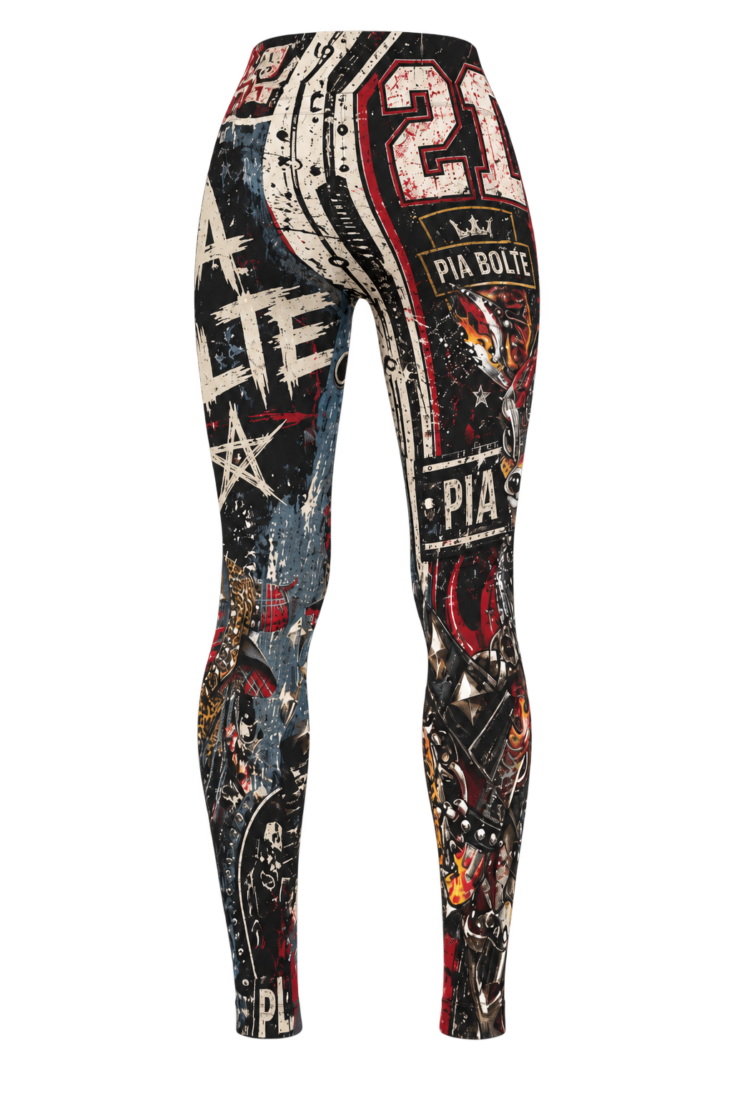 PIA BOLTE Leggings REBEL GRUNGE CHAOS