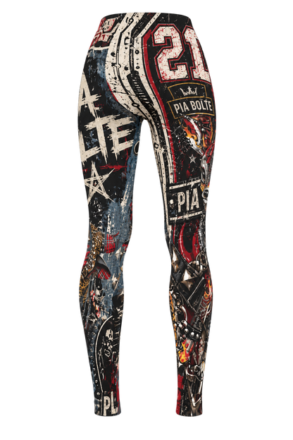 PIA BOLTE Leggings REBEL GRUNGE CHAOS