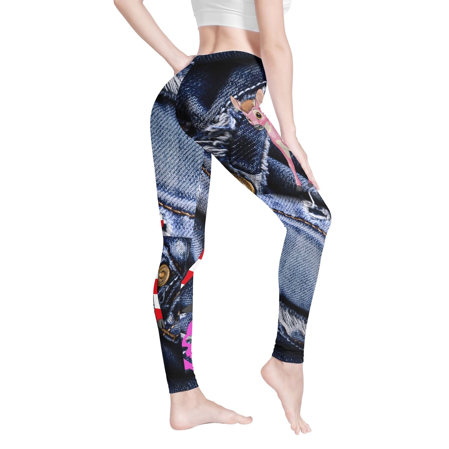 Leggings Yoga Pants Bambii Skull  ᴸᴵᴹᴵᵀᴱᴰ