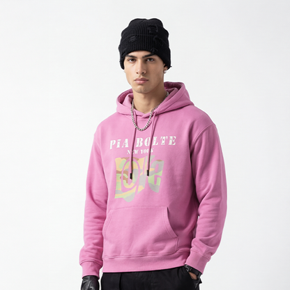PIA BOLTE® Hoodie - pink LOVE chief indiana skull (unisex)