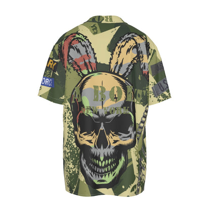 Men Silk Short-Sleeved Shirt U.S. Army Star ᴸᴵᴹᴵᵀᴱᴰ