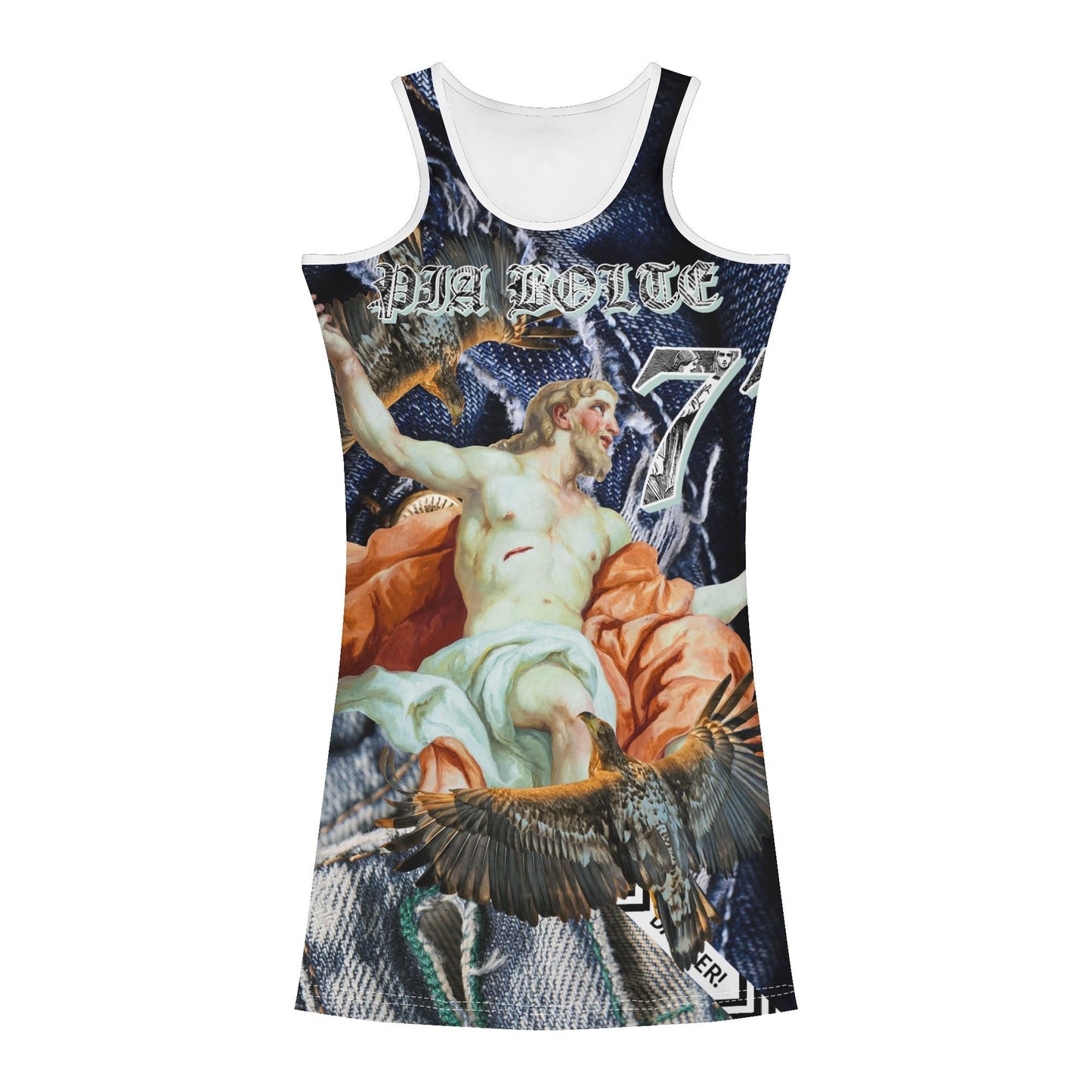 Mini Slim Fitted Dress Jesus 77 ᴸᴵᴹᴵᵀᴱᴰ