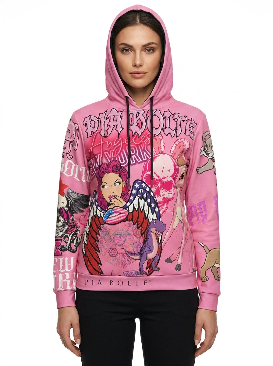 PIA BOLTE® Hoodie PINK & BEAUTIFUL