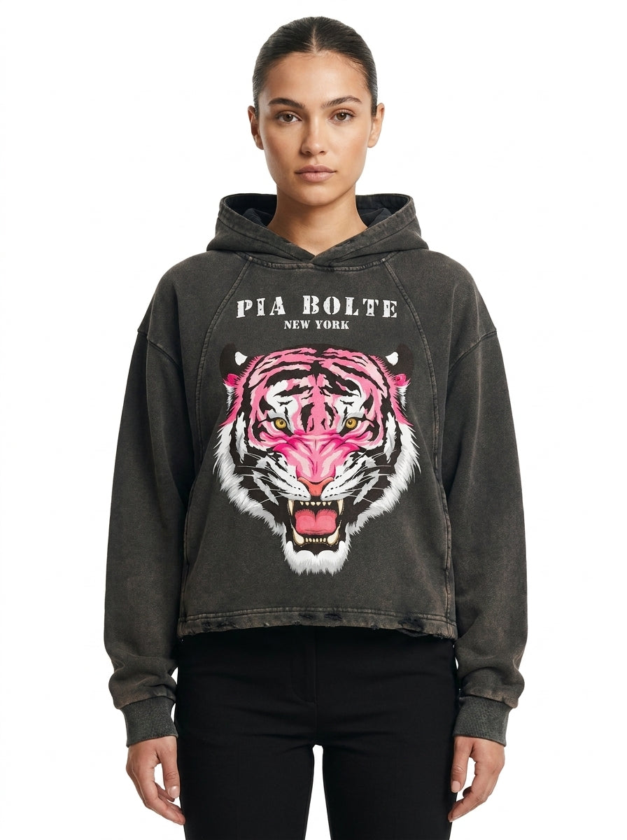 PIA BOLTE® Hoodie - Pink Tiger