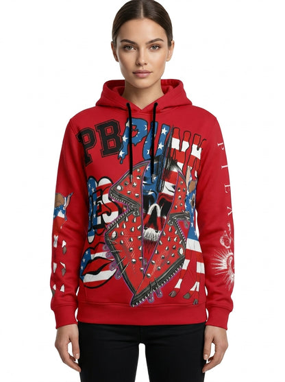 PIA BOLTE® Hoodie red party
