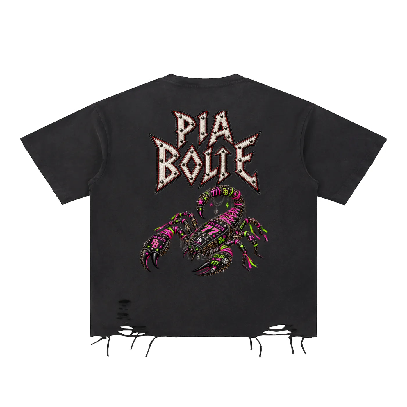 PIA BOLTE® Shirt NEON REBEL BUNNY NEW YORK - PIA BOLTE® COUTURE