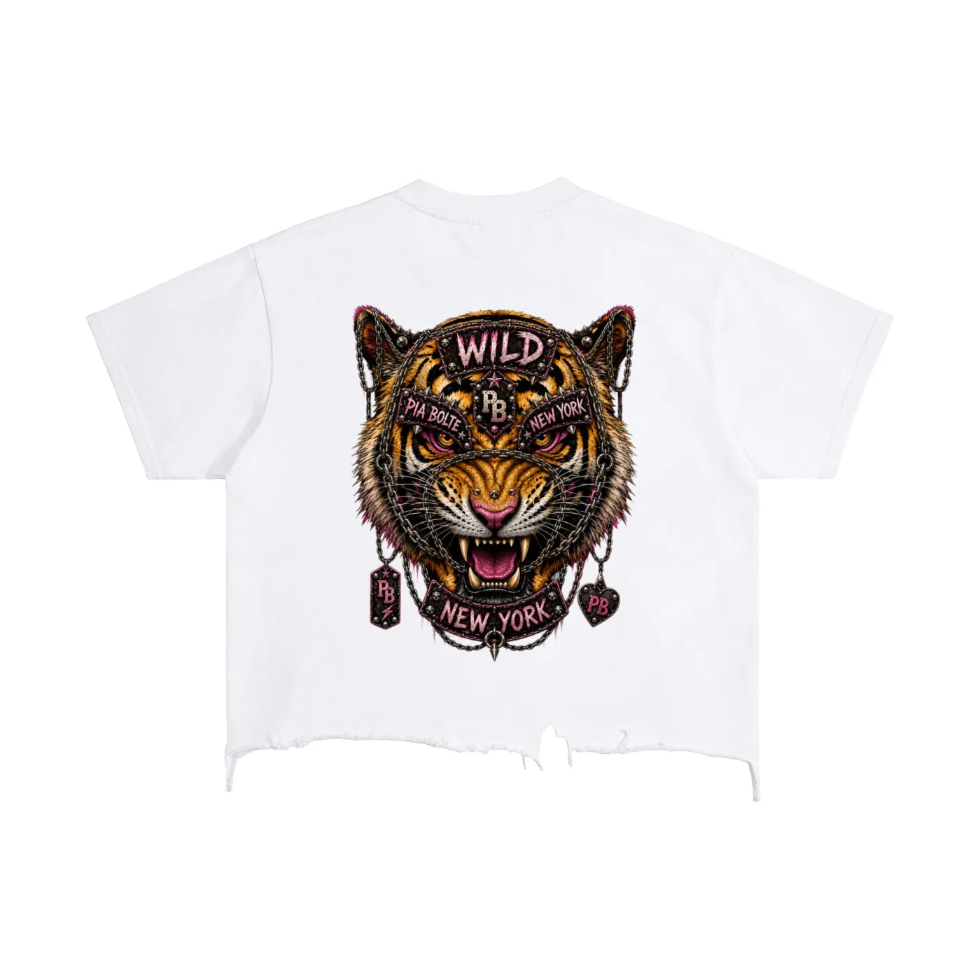 PIA BOLTE® Shirt NEON ROCK BUNNY WHITE - PIA BOLTE® COUTURE
