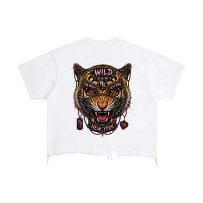 PIA BOLTE® Shirt NEON ROCK BUNNY WHITE - PIA BOLTE® COUTURE