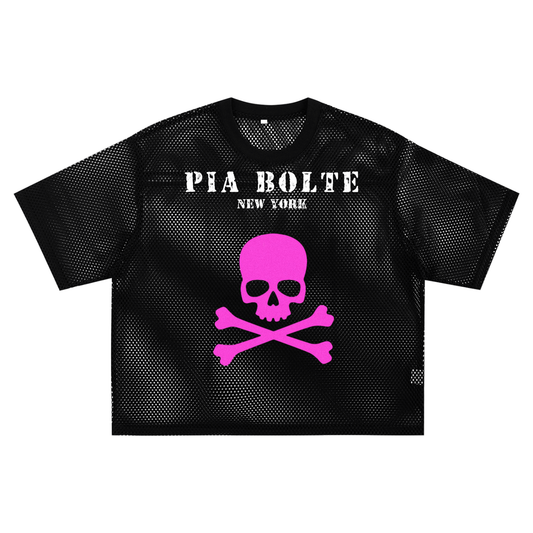 Net T-Shirt pink skull ᴸᴵᴹᴵᵀᴱᴰ