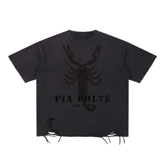 PIA BOLTE® Oversize Shirt - Black Scorpion