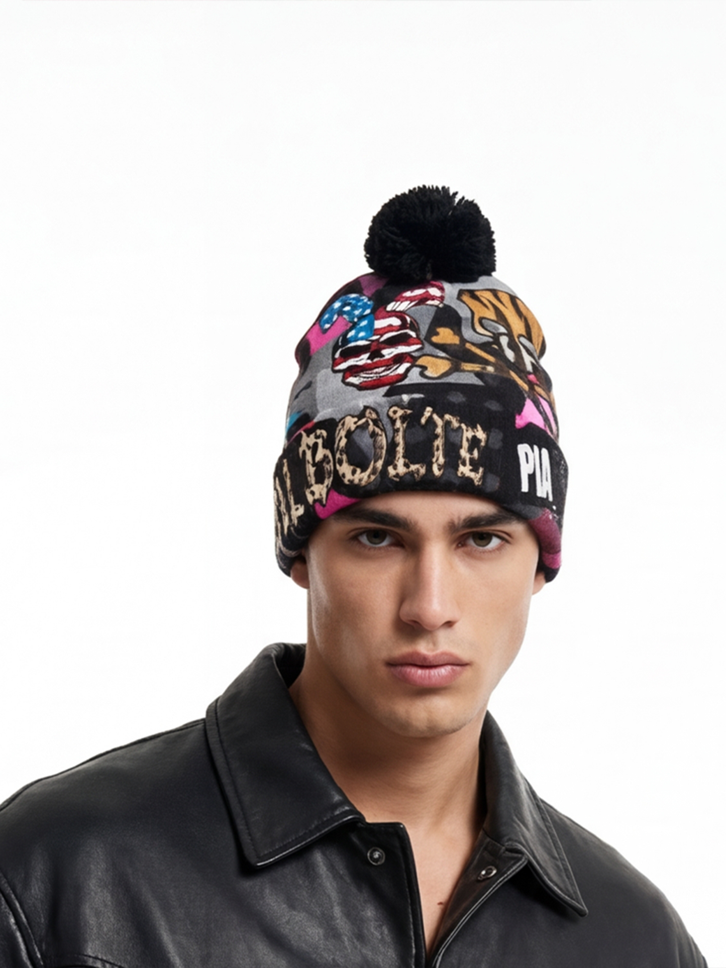 PIA BOLTE® Beanie – Leo Pink Skull Edition - PIA BOLTE® COUTURE