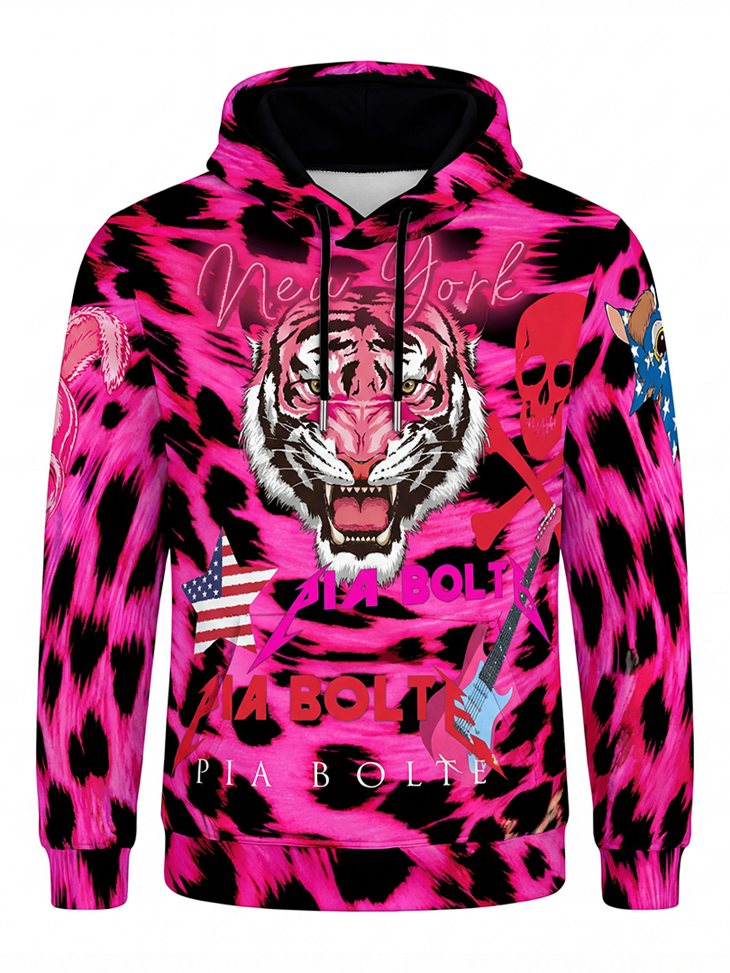 PIA BOLTE® Hoodie Leo pink - PIA BOLTE® COUTURE