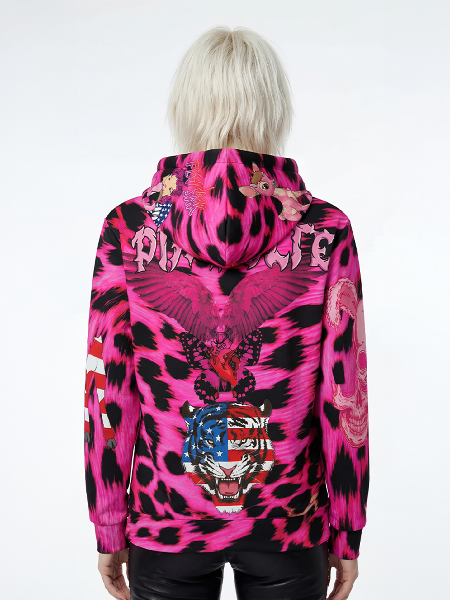 PIA BOLTE® Hoodie Leo pink - PIA BOLTE® COUTURE