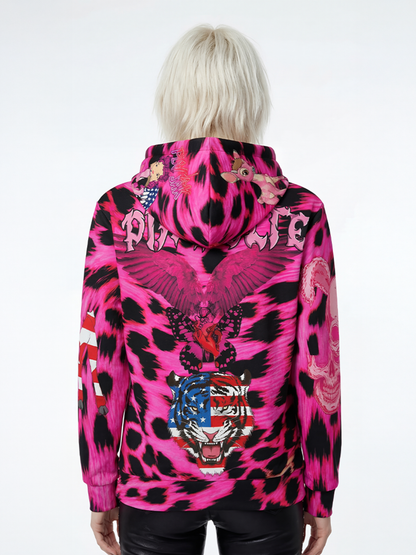 PIA BOLTE® Hoodie Leo pink - PIA BOLTE® COUTURE